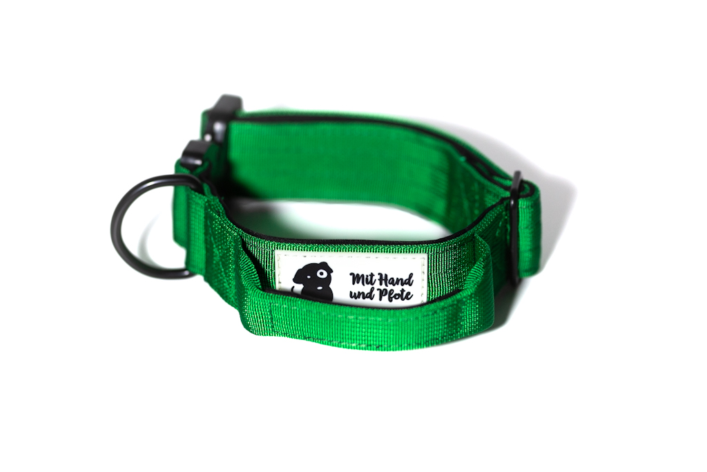 Hundehalsband Secure Grip  grün