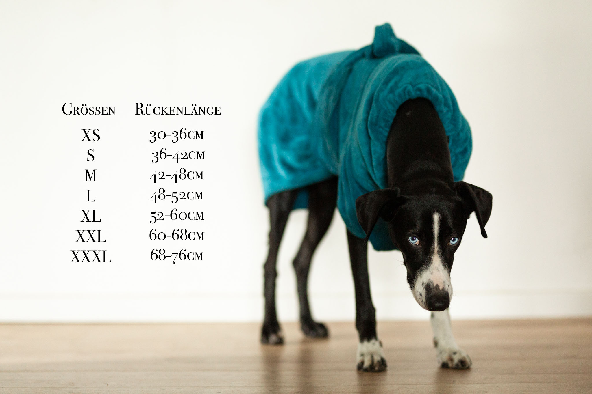Hundebademantel Microfaser